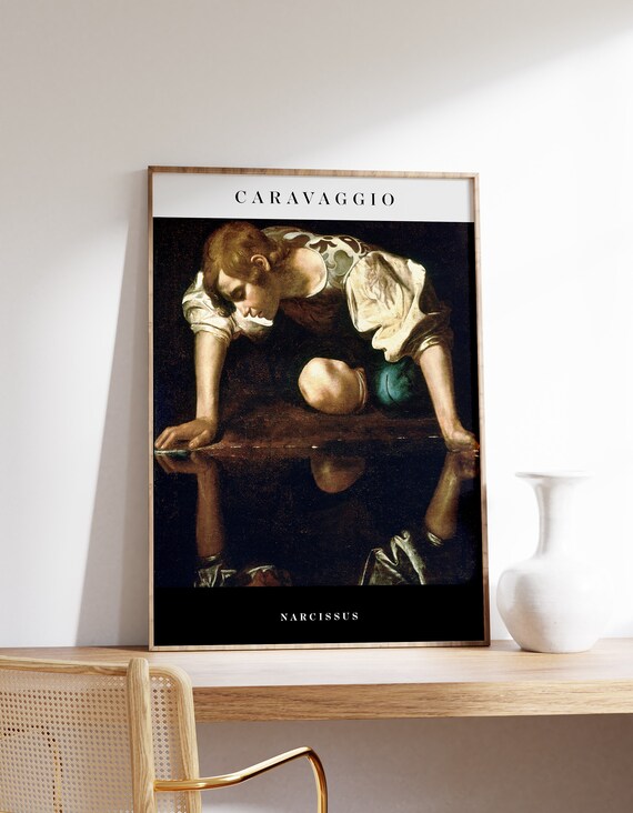 Caravaggio Poster Print Minimalist Art Modern Home Decor Farmhouse Baroque