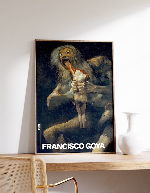 Baroque Art Print Francisco Goya Renaissance Exhibition Poster Vintage Painting Museum Decor