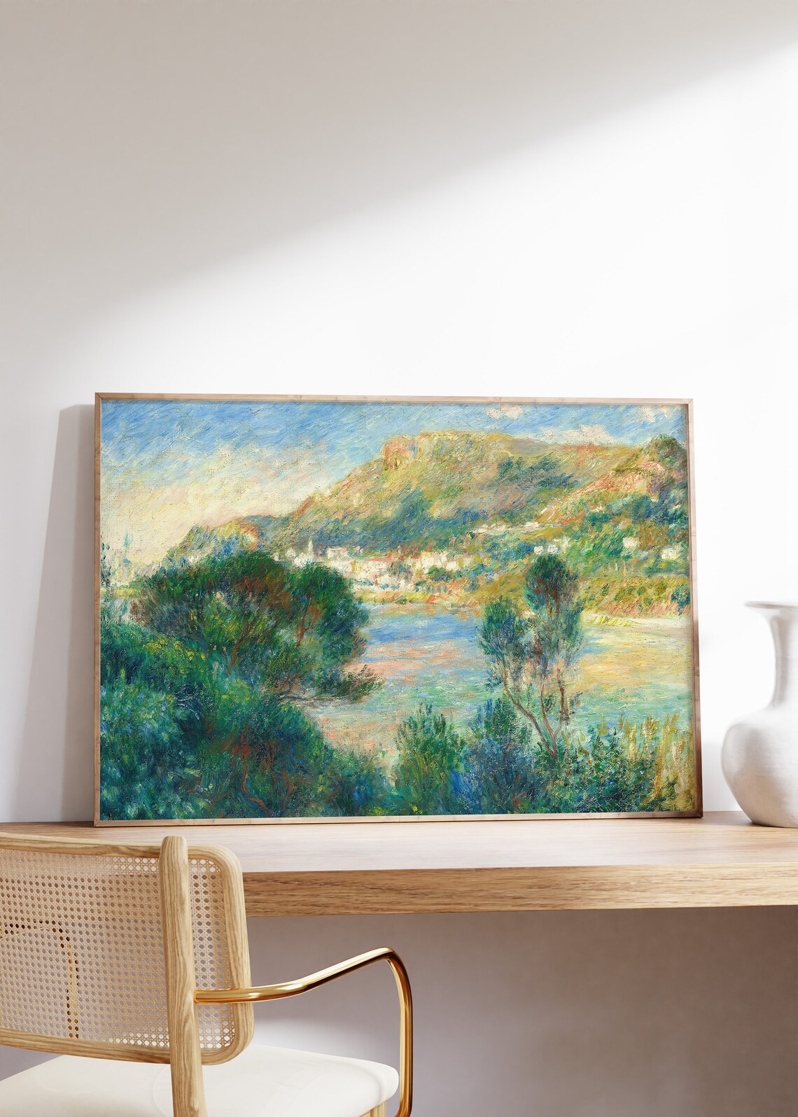 Auguste Renoir View Of Monte Carlo From Cap Martin, Vintage Poster