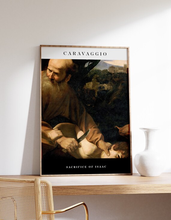 Caravaggio Poster Print Minimalist Art Modern Home Decor Farmhouse Baroque