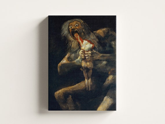 Goya Gothic Vintage Wall Art, Museum Quality Print