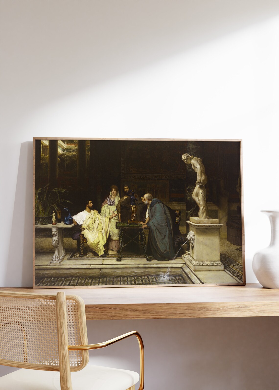 Lawrence Alma-Tadema An Art Lover, Vintage Poster
