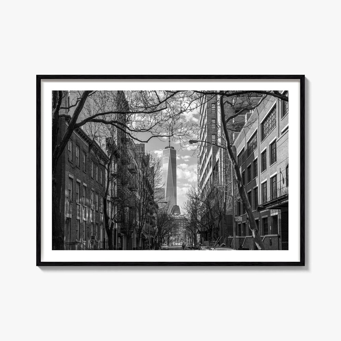 Soho Black and White New York City Travel Poster