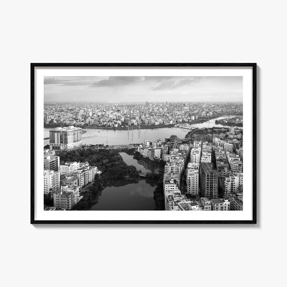 Bangladesh Travel Map Poster Print