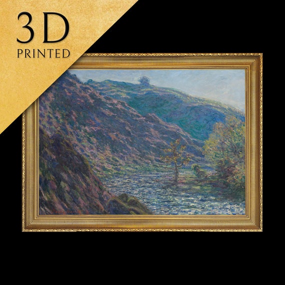 The Petite Creuse River By Claude Monet 3d Printed With Texture And Brush Strokes Looks Like Original Oil Painting