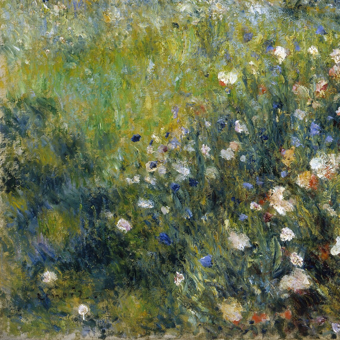 Woman With A Parasol By Renoir Art Print - Image 2