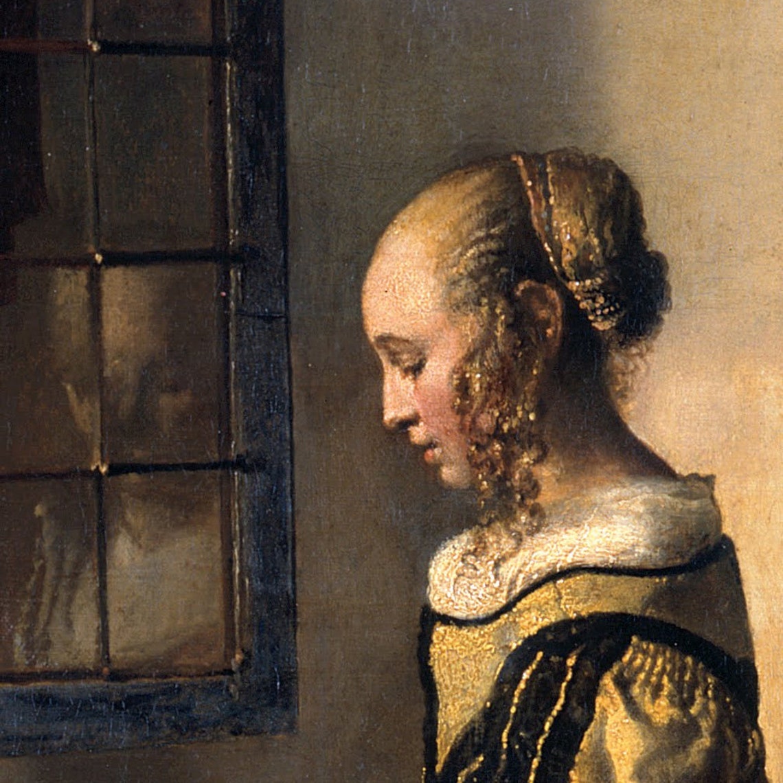 Johannes Vermeer Girl Reading a Letter at an Open Window Print - Image 2