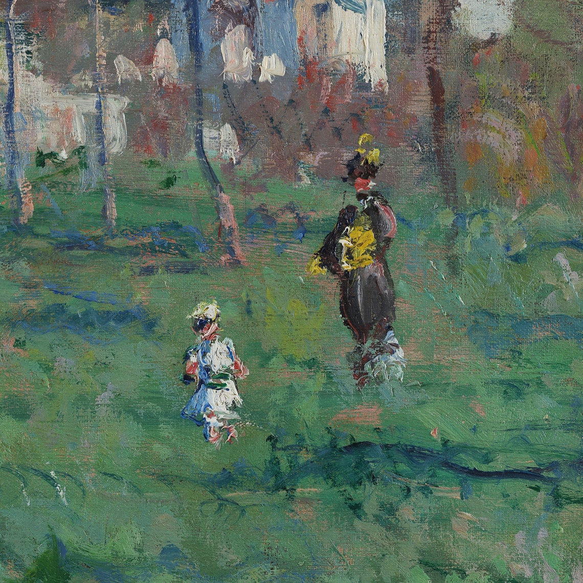 Spring In Vethuil By Claude Monet 3d Printed With Texture And Brush Strokes Looks Like Original Oil Painting - Image 3