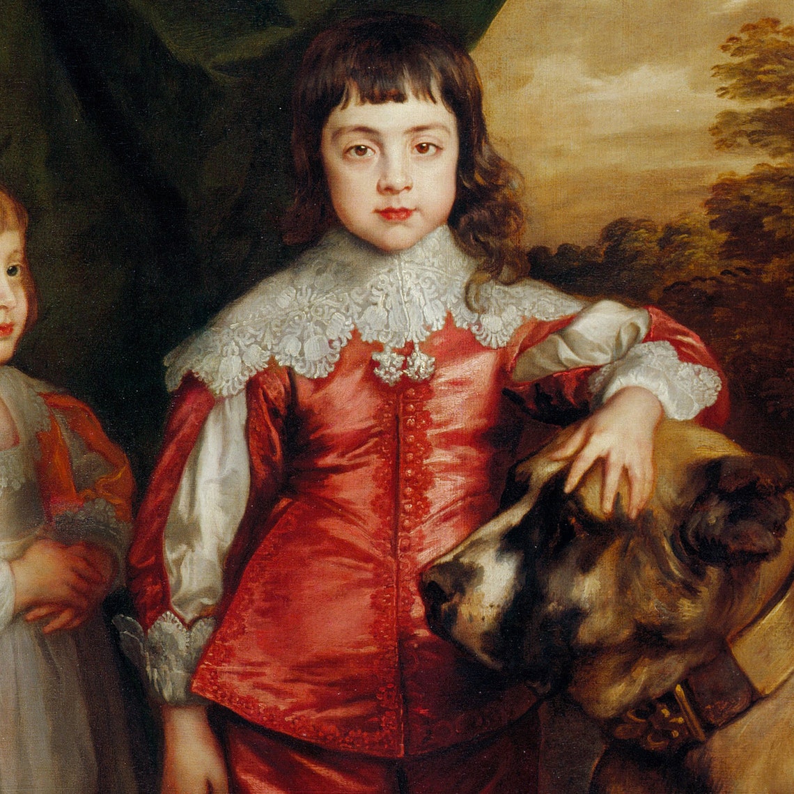 Van Dyck Five Eldest Children of Charles I Royal Portrait Poster - Image 3