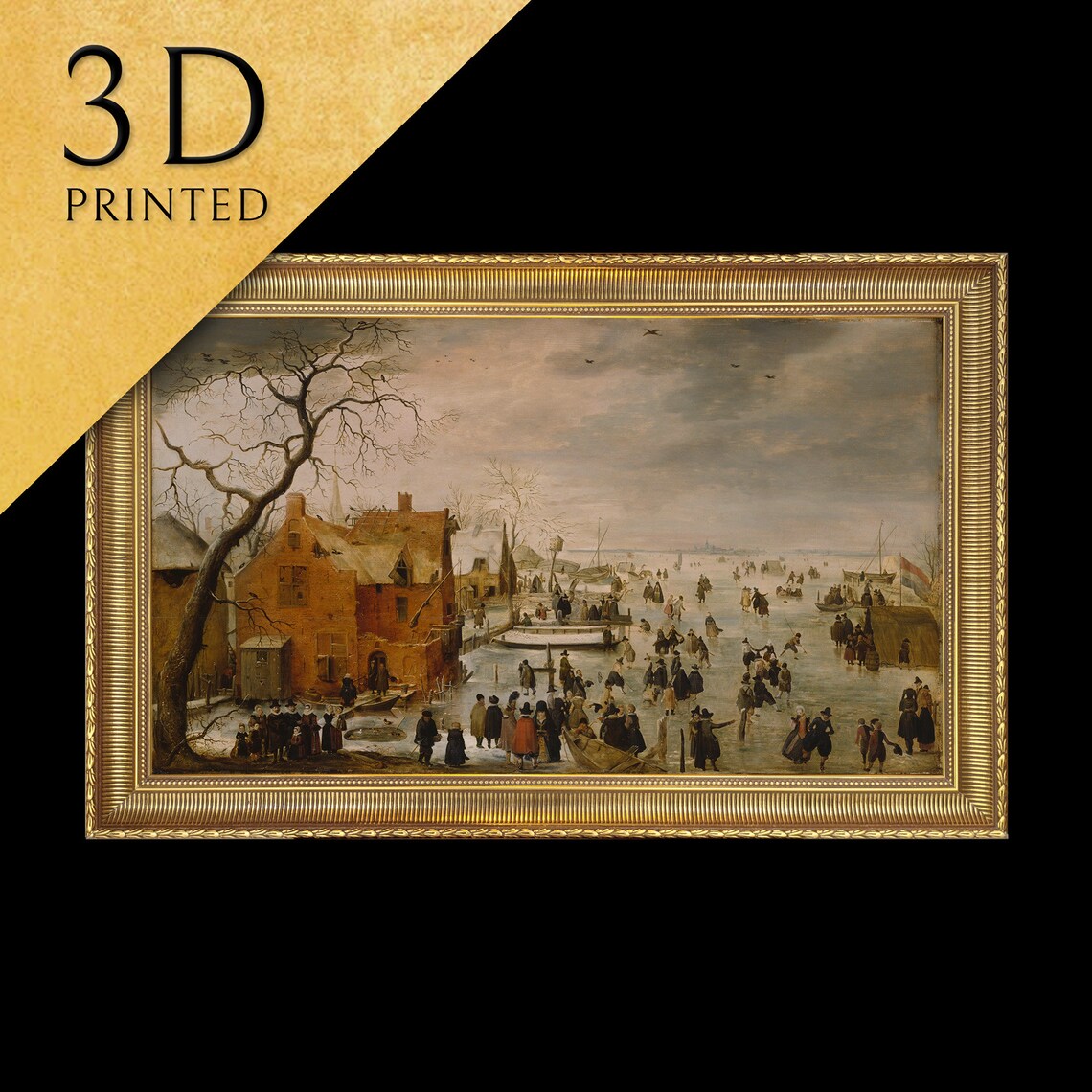 Winter Landscape by Hendrick Avercamp, Art Print
