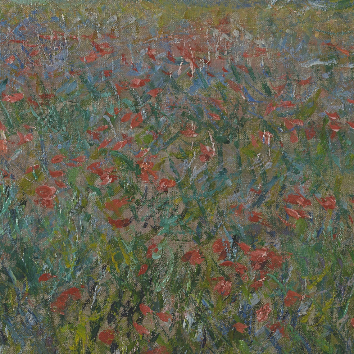 Champ De Coquelicots By Claude Monet 3d Printed With Texture And Brush Strokes Looks Like Original Oil Painting - Image 2