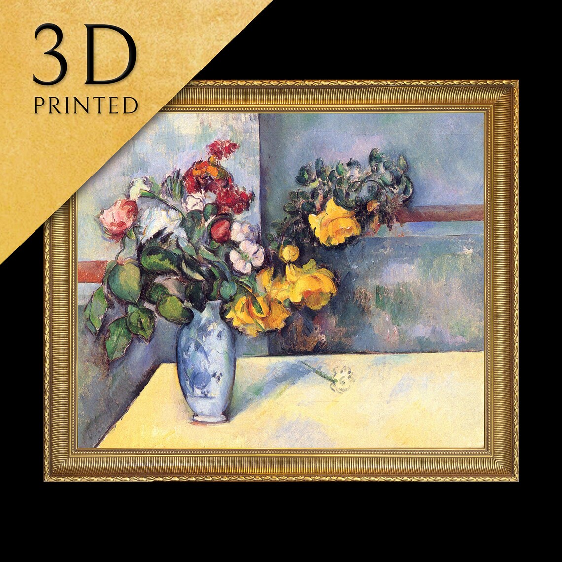 Paul Cezanne Still Life Flowers In A Vase Art Print