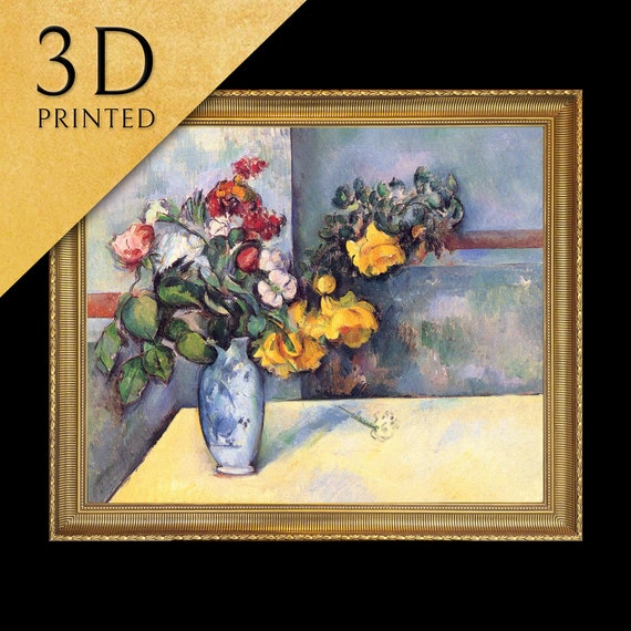 Paul Cezanne Still Life Flowers In A Vase Art Print
