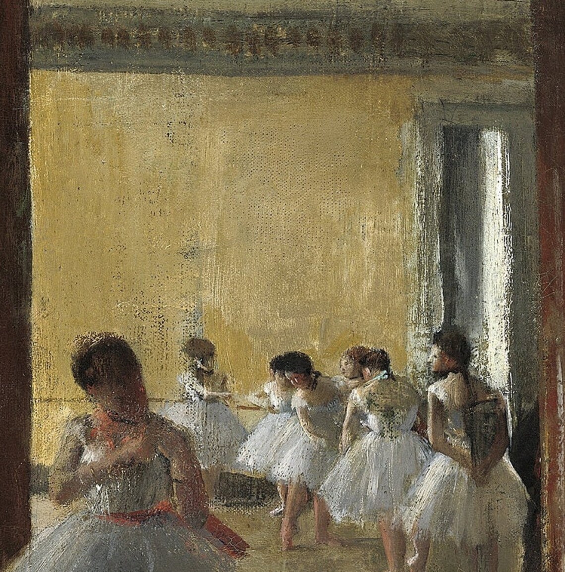 The Dance Class By Edgar Degas 3d Printed With Texture And Brush Strokes Looks Like Original Oil Painting - Image 3
