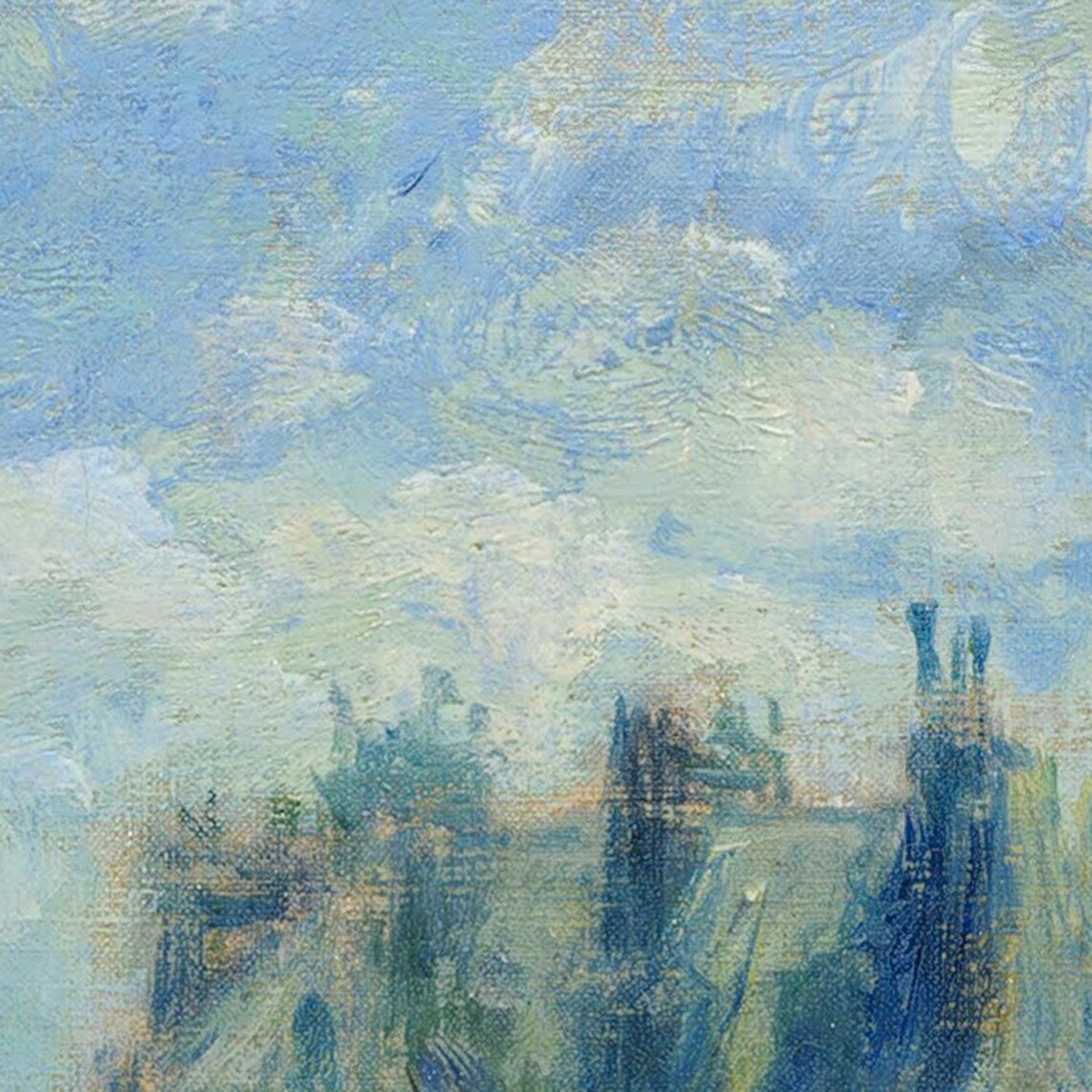 Pont Neuf by Auguste Renoir, Oil-Painting-Style Print - Image 3