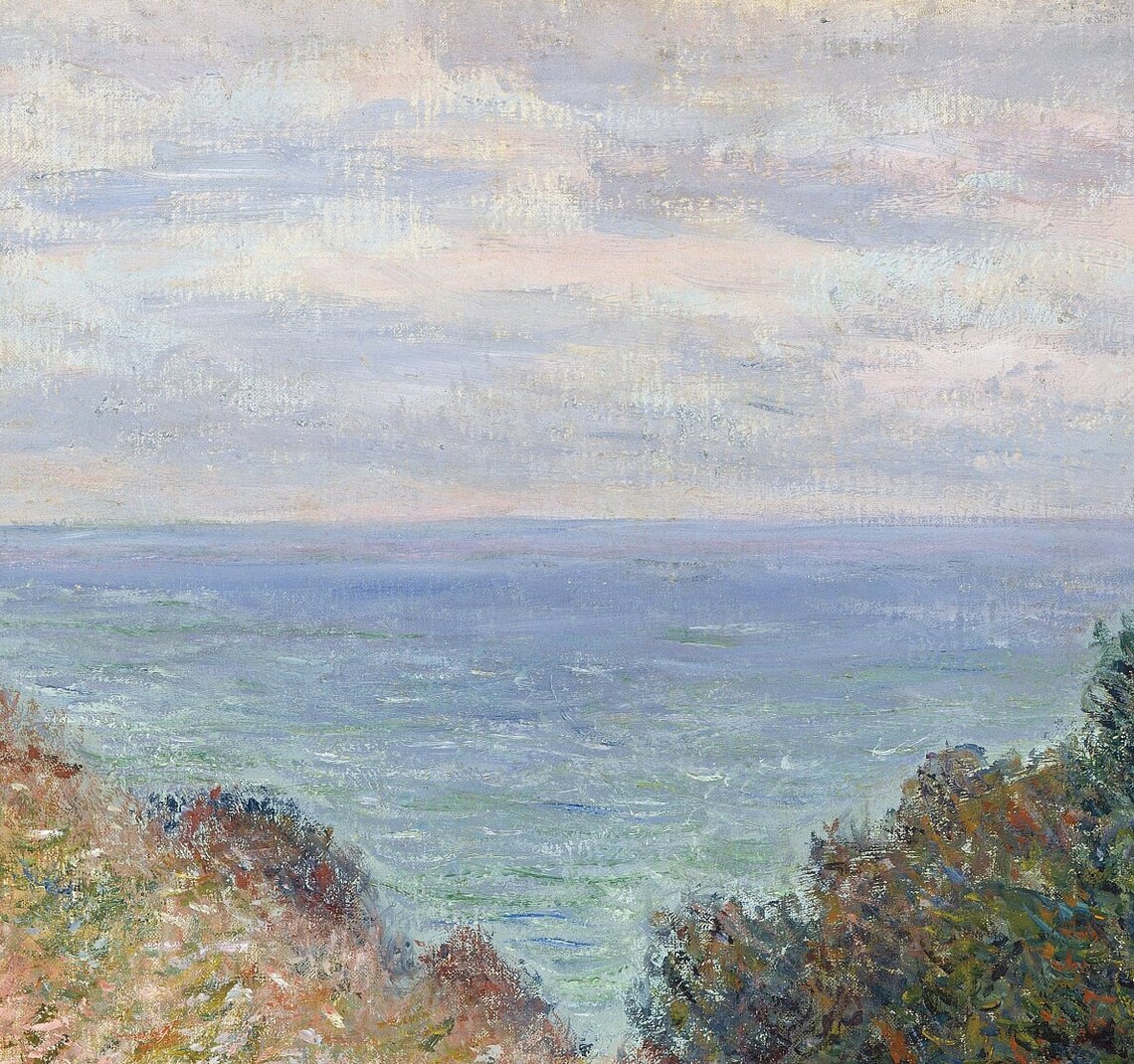 Road At La Cave By Cloude Monet 3d Printed With Texture And Brush Strokes Looks Like Original Oil Painting - Image 2