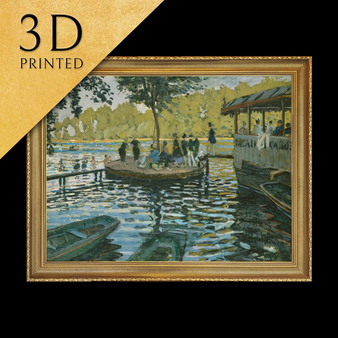 Premium Cotton Canvas Print Shop Quality and Packaging Info Card - Image 4