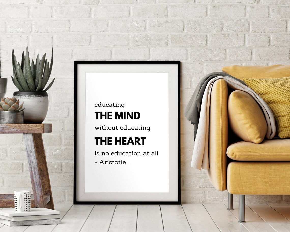 Aristotle Quote, Positive Growth Mindset Poster