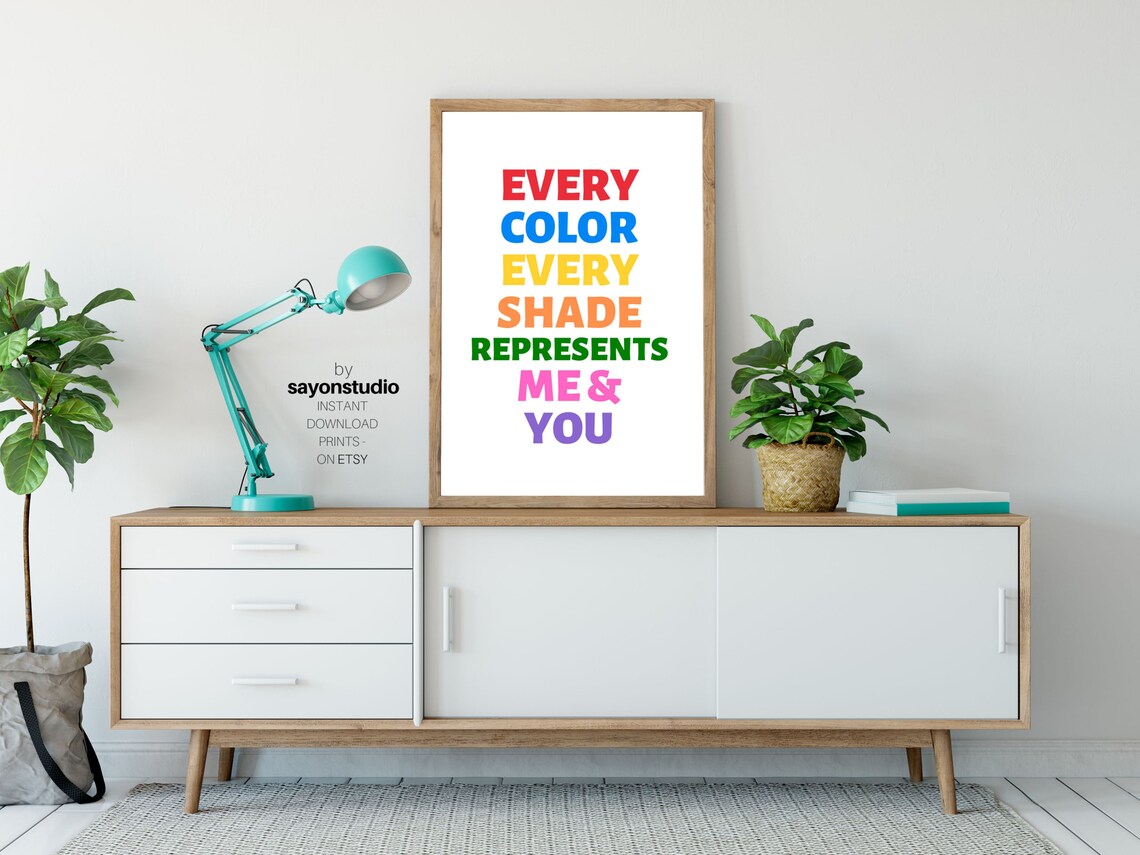 Diversity Print Poster, Inclusivity Motivational Poster - Image 3