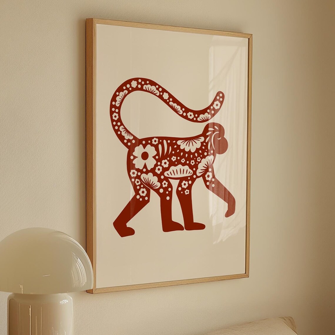 Year Of The Monkey, Chinese Zodiac Art Print