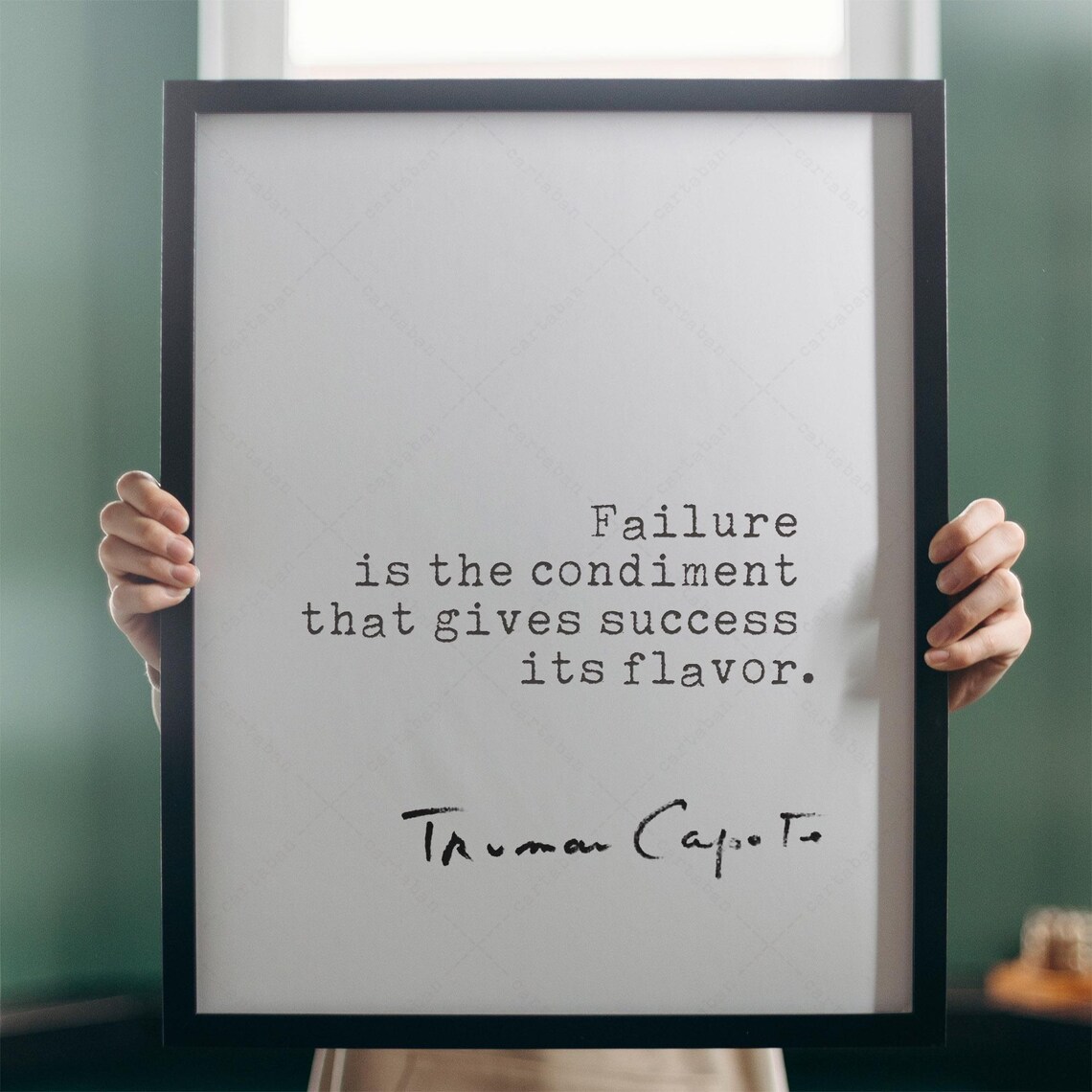 Truman Capote Quote Art Print, Reading Nook Decor - Image 3