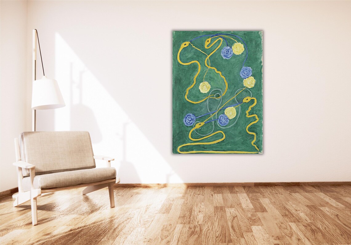 Hilma af Klint Primordial Chaos Abstract Spiritual Botanical Poster - Image 3
