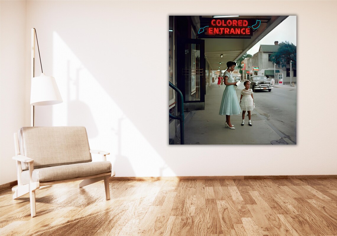 Gordon Parks Colored Entrance 1956 Civil Rights Photo Poster - Image 2