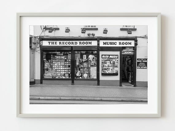 Local Shops Sligo Ireland Travel Poster