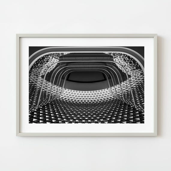 Sahmri Interior Balconies Architectural Detail Wall Art