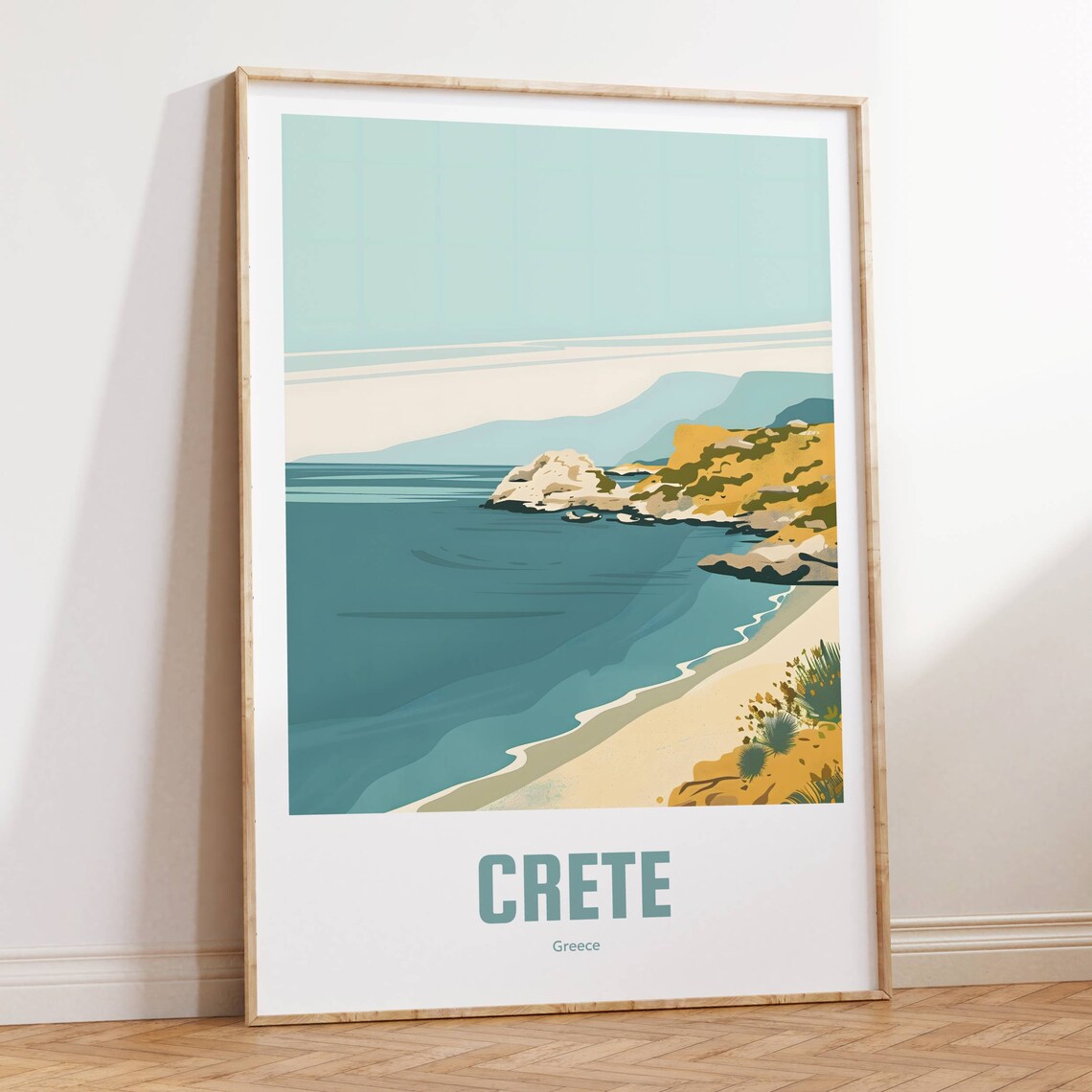 Crete Poster Vintage Travel Poster Retro Crete Travel Poster Gift Crete Wall Art Vacation Poster Crete Travel Poster Greece - Image 4