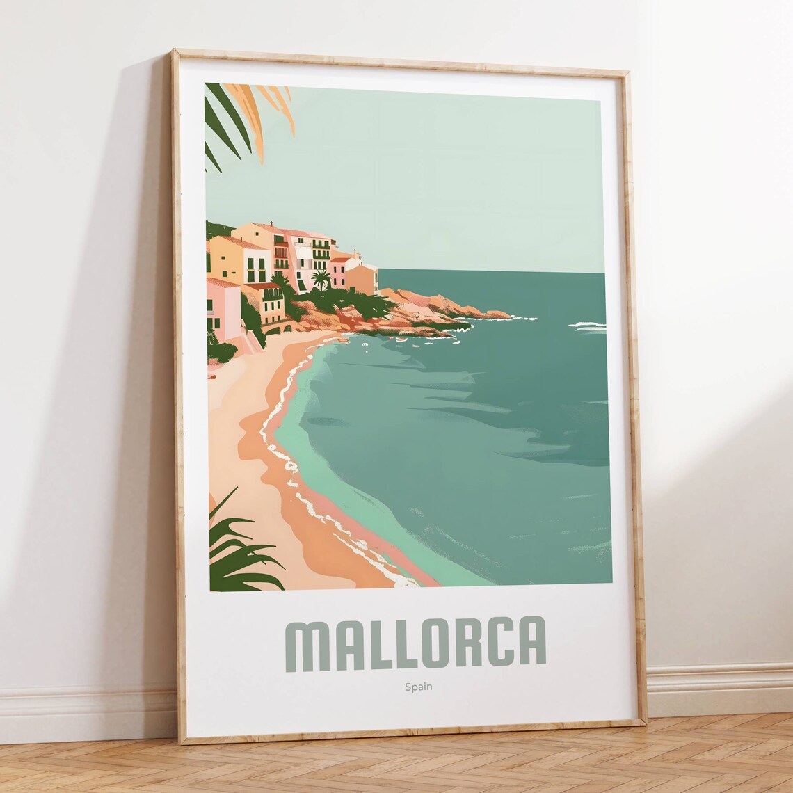 Mallorca Vintage Travel Poster, Spain Vacation Print - Image 4