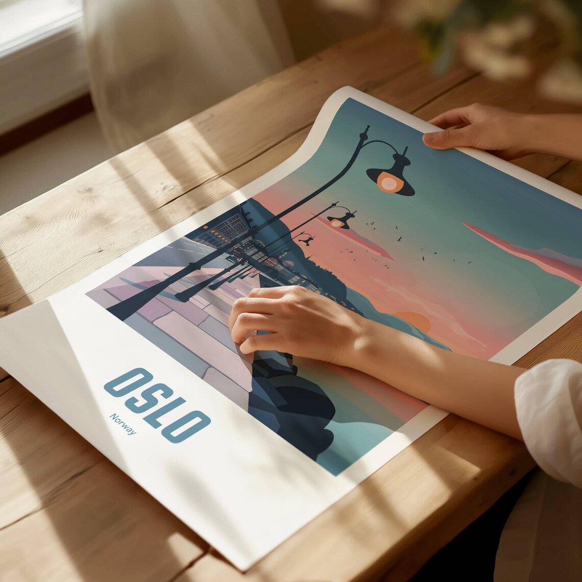 Oslo Vintage Travel Poster, Retro Wall Art Print - Image 3