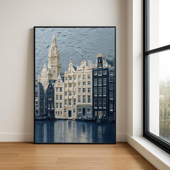 High Resolution Landmark Oil Painting