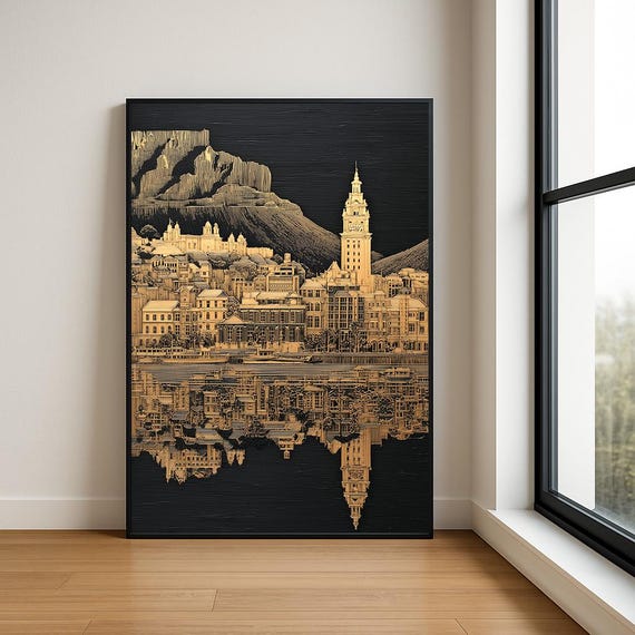 High Resolution Landmark Oil Painting