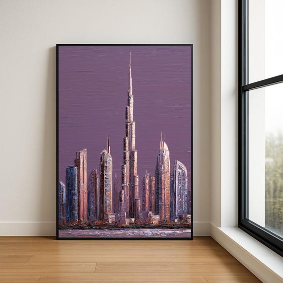 High Resolution Landmark Oil Painting