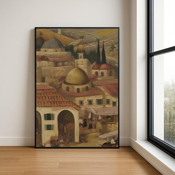 Palestine Art Print Palestinian Wall Collection Middle Eastern Decor Abstract Traditional Designs