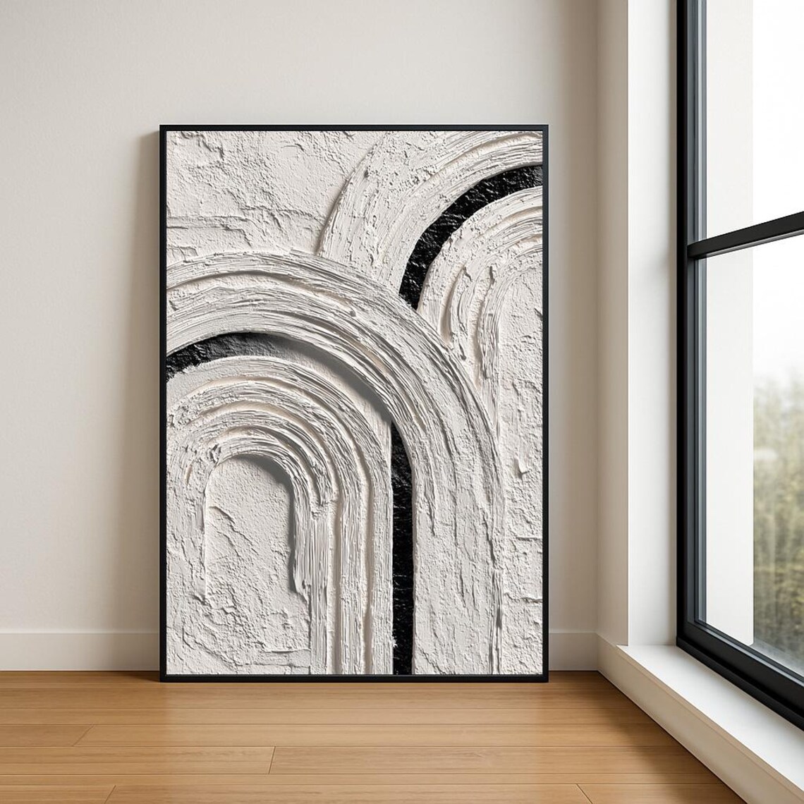 High Resolution Arch Abstract Oil Painting
