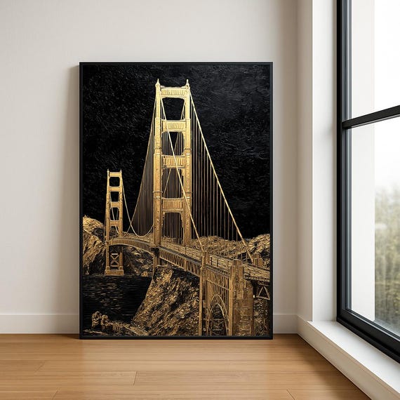 High Resolution Landmark Oil Painting