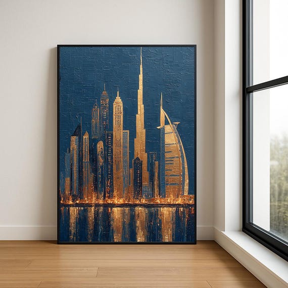 High Resolution Landmark Oil Painting
