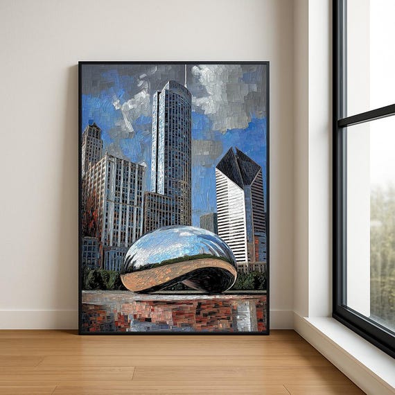 High Resolution Landmark Oil Painting