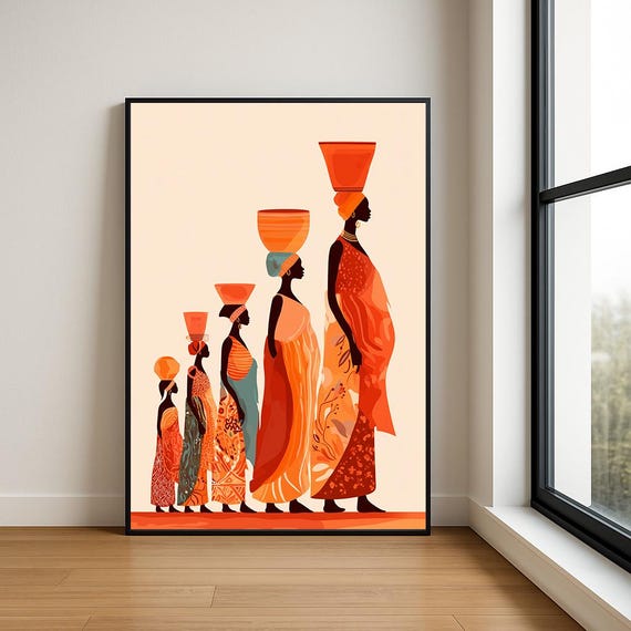 High Resolution African Arab Tribe Wall Art