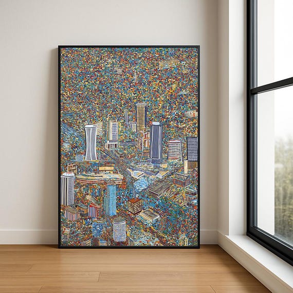 High Resolution Landmark Oil Painting
