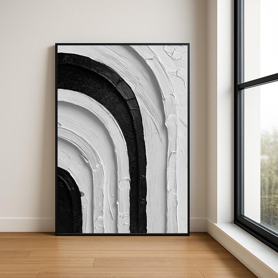 High Resolution Arch Abstract Oil Painting