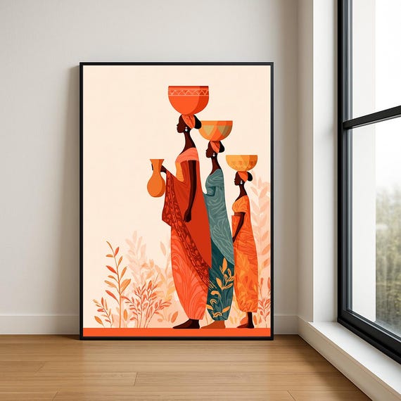 High Resolution African Arab Tribe Wall Art