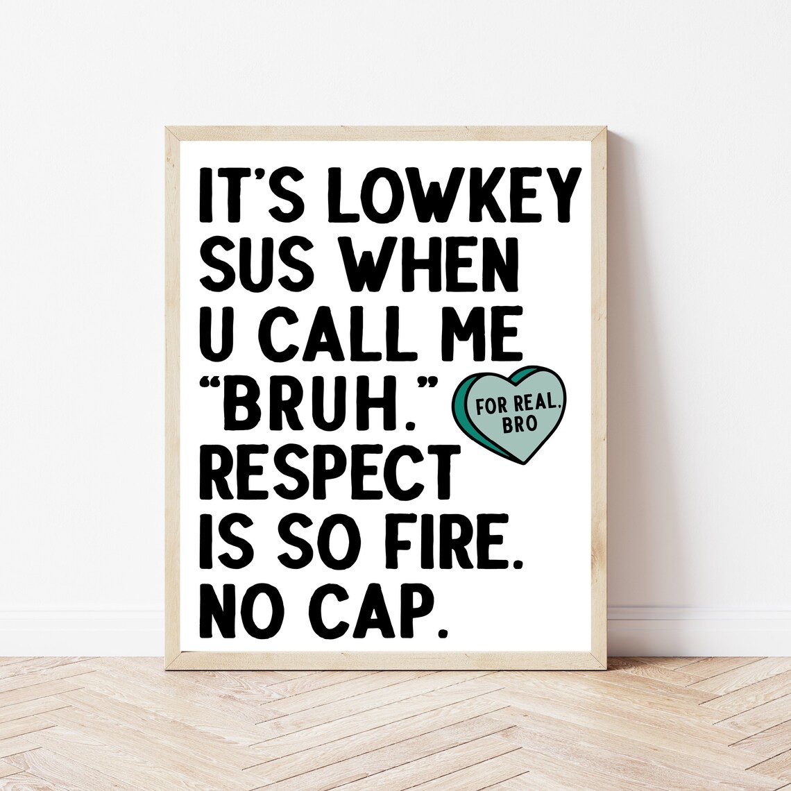 Classroom Rules Funny Teacher Gift, Typography Art Print