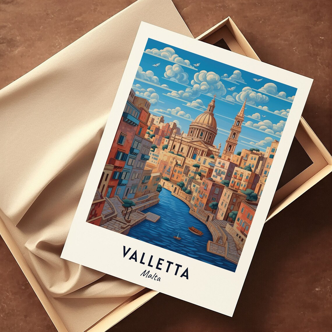 St Johns Co Cathedral Malta Travel Poster - Image 3