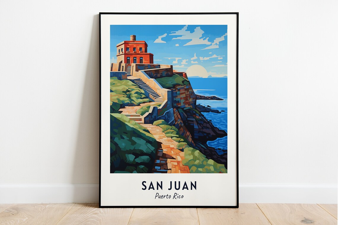 Castillo San Felipe Del Morro Travel Poster, San Juan