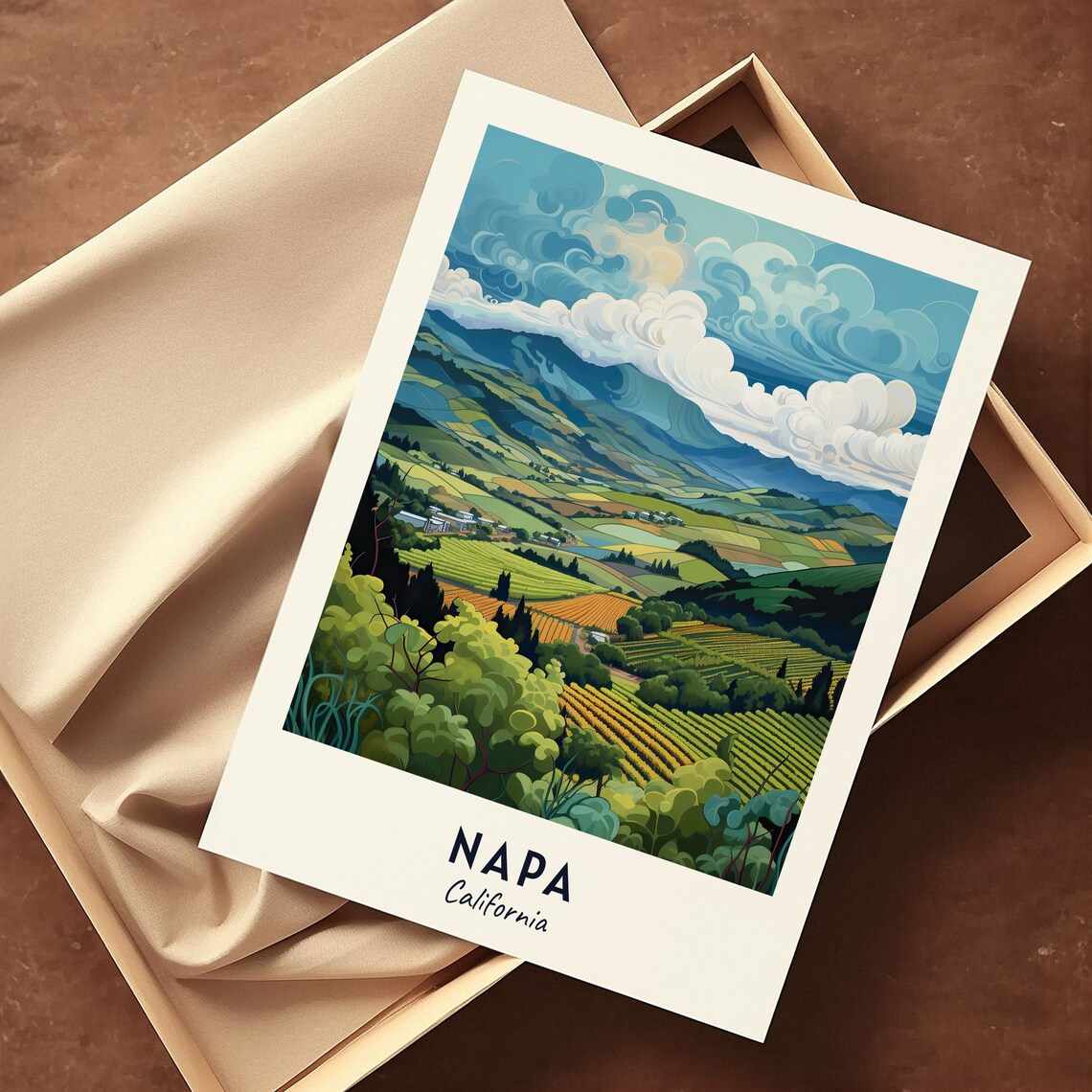 Napa Travel Poster, California City Travel Print - Image 3