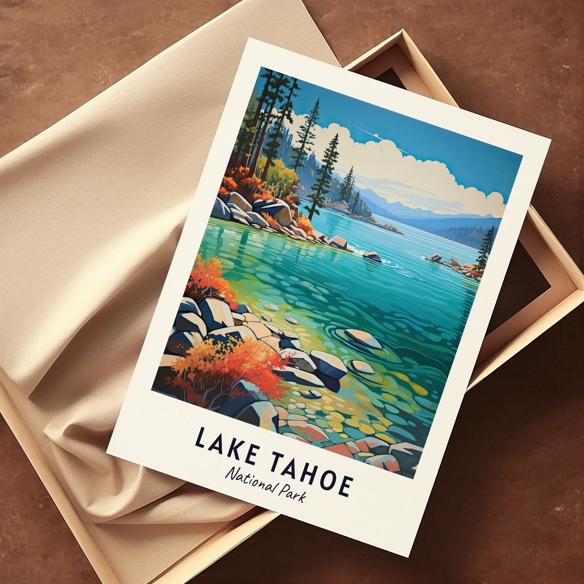 Lake Tahoe National Park Travel Poster - Image 3