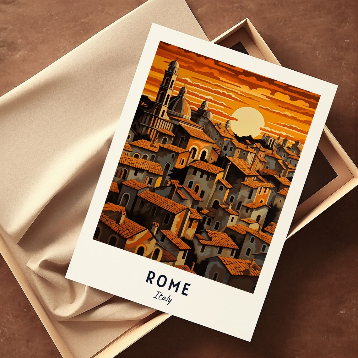 Rome Travel Poster, Italy City Art Print - Image 3